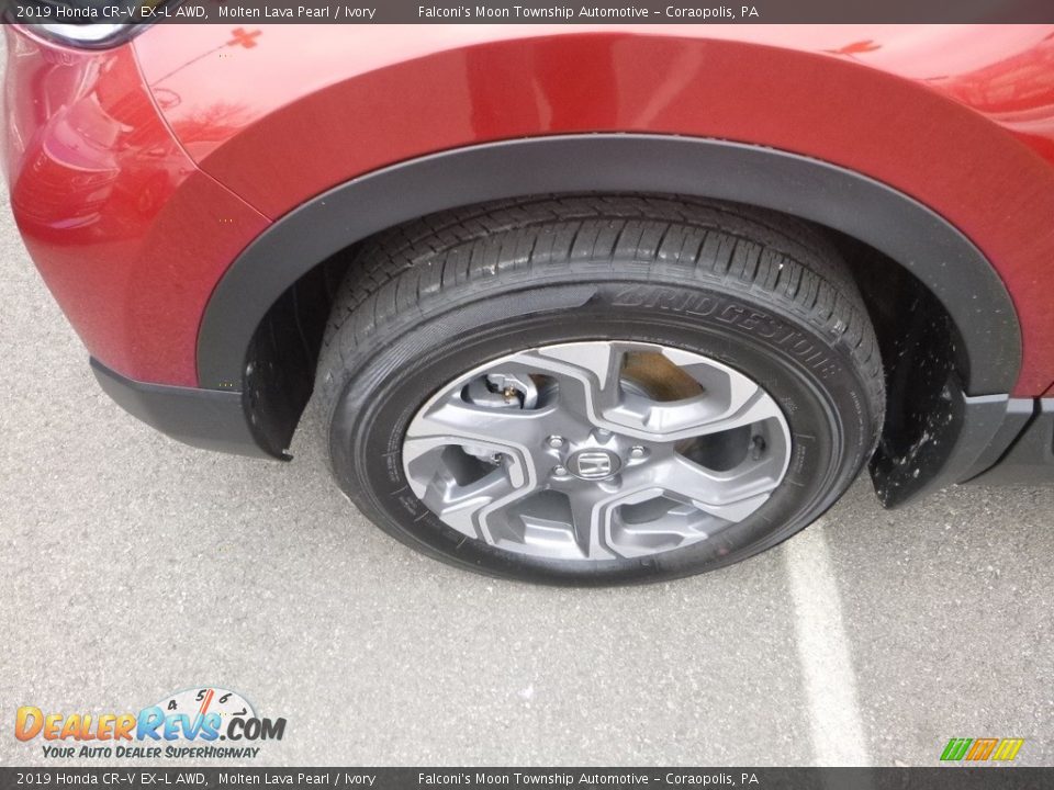 2019 Honda CR-V EX-L AWD Molten Lava Pearl / Ivory Photo #2