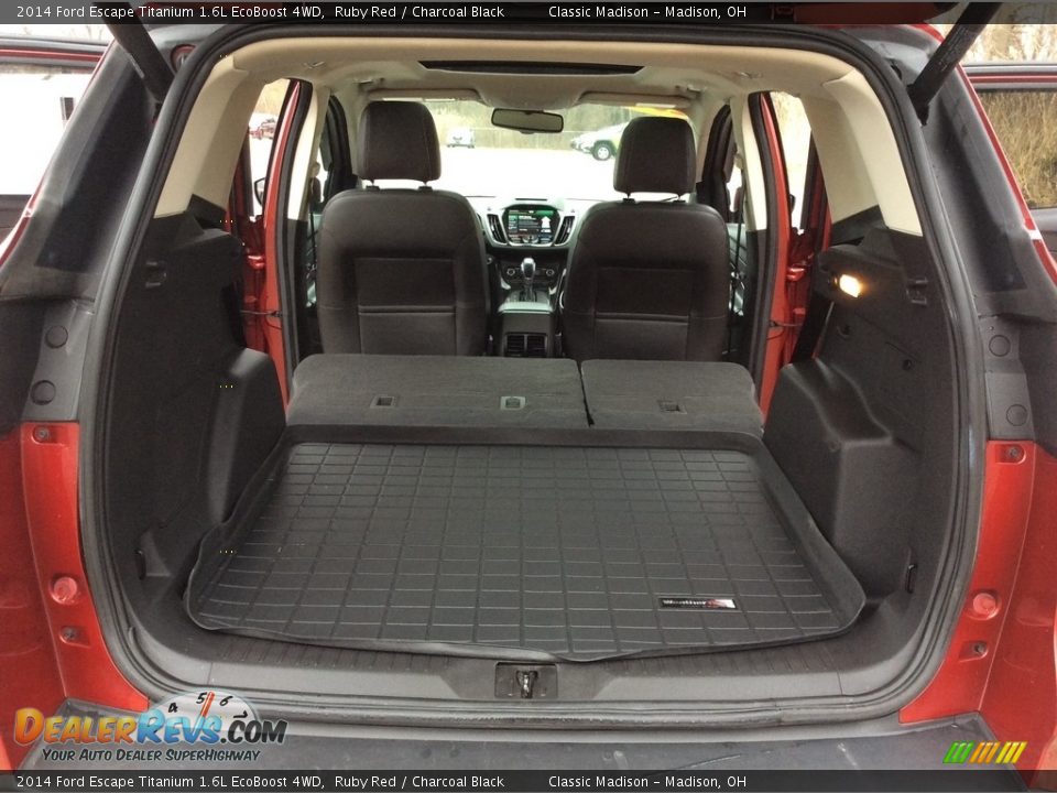 2014 Ford Escape Titanium 1.6L EcoBoost 4WD Ruby Red / Charcoal Black Photo #29