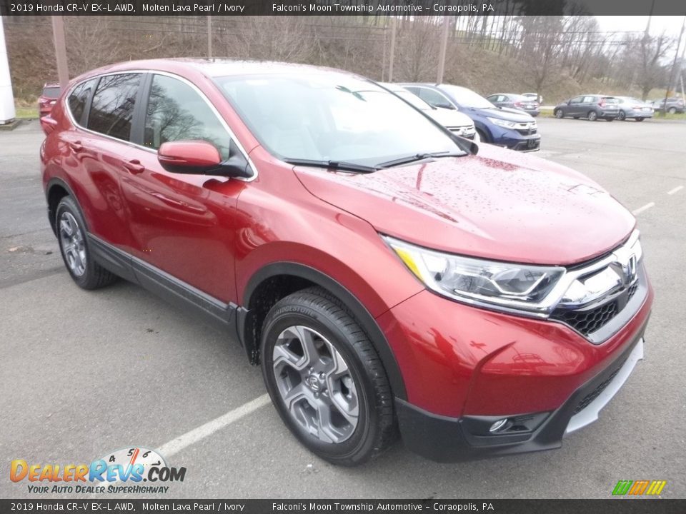 Front 3/4 View of 2019 Honda CR-V EX-L AWD Photo #6