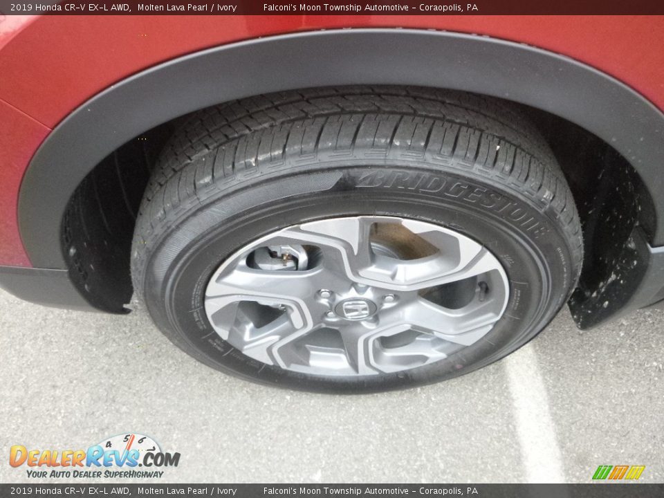 2019 Honda CR-V EX-L AWD Molten Lava Pearl / Ivory Photo #8