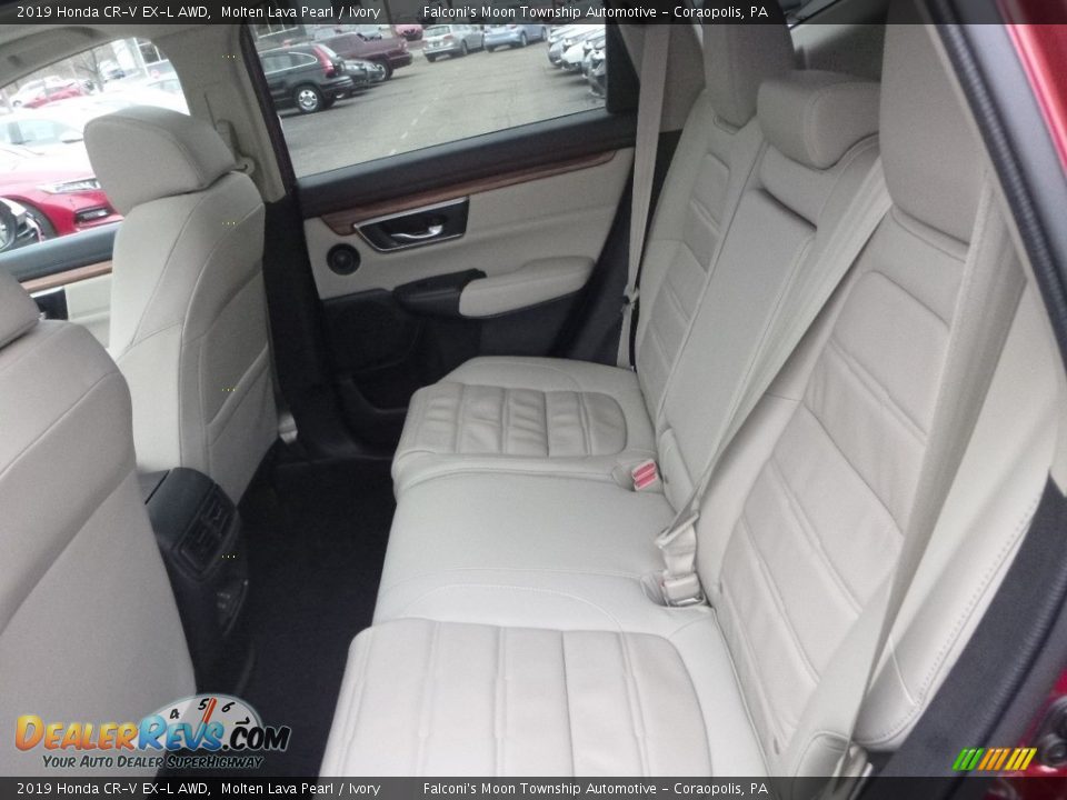 Rear Seat of 2019 Honda CR-V EX-L AWD Photo #10