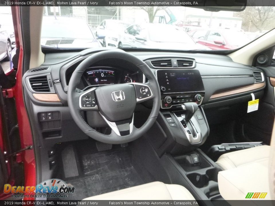 Dashboard of 2019 Honda CR-V EX-L AWD Photo #11