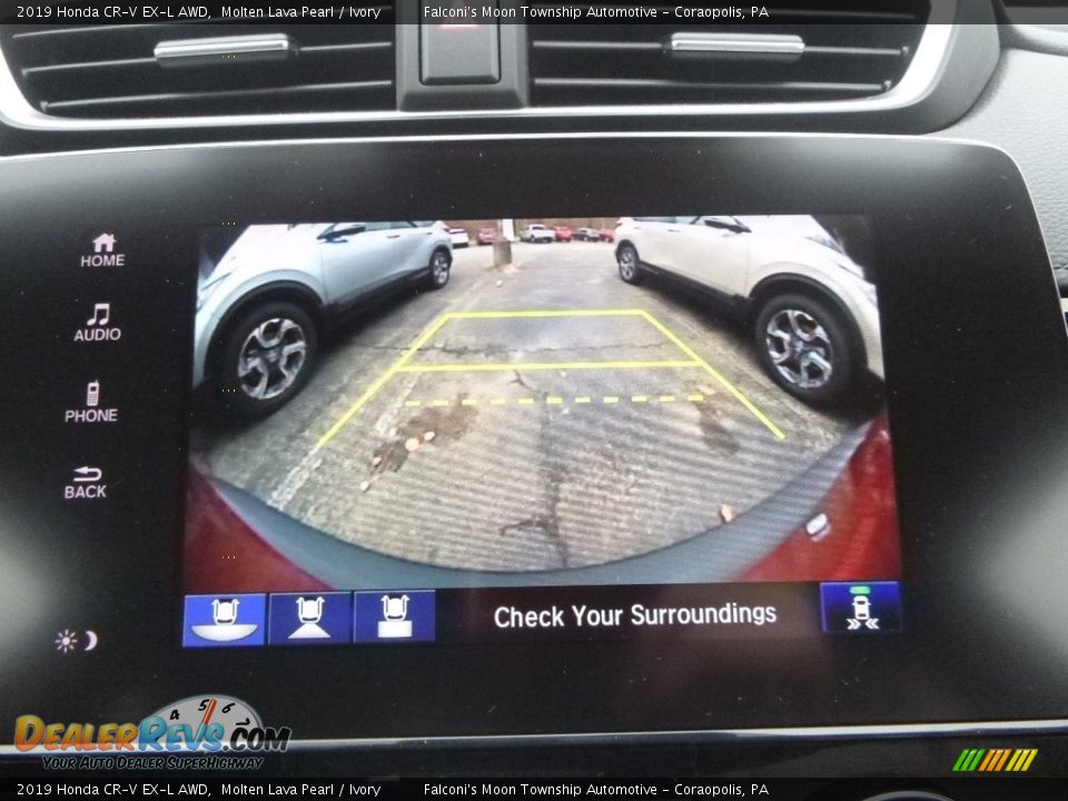 2019 Honda CR-V EX-L AWD Molten Lava Pearl / Ivory Photo #16