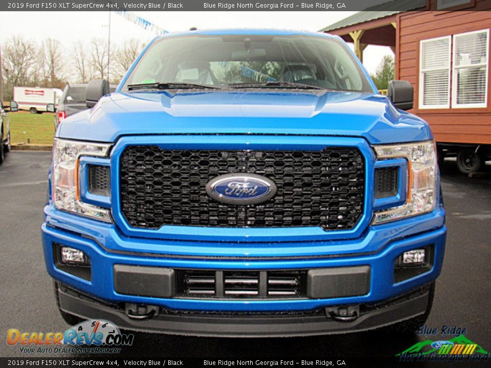 2019 Ford F150 XLT SuperCrew 4x4 Velocity Blue / Black Photo #5