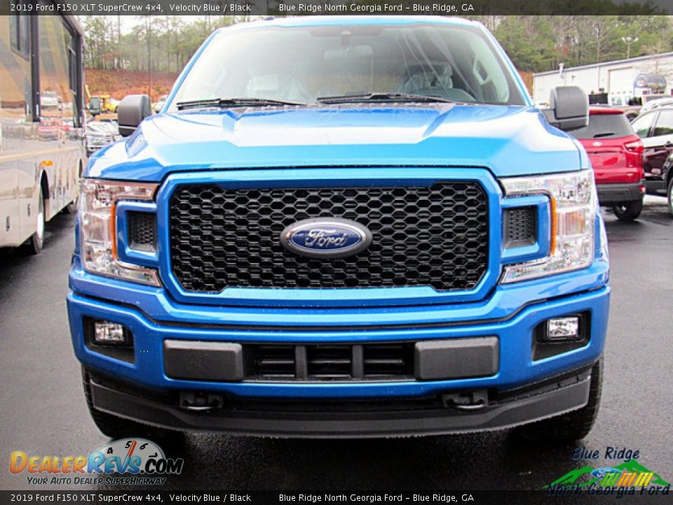 2019 Ford F150 XLT SuperCrew 4x4 Velocity Blue / Black Photo #9