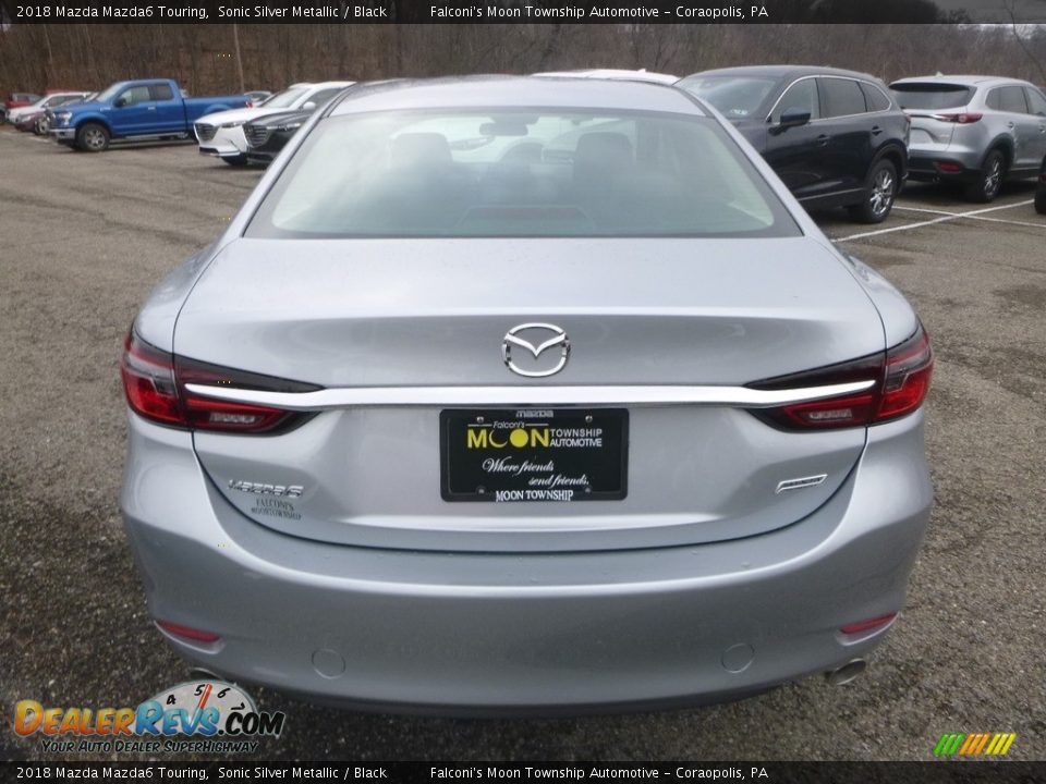 2018 Mazda Mazda6 Touring Sonic Silver Metallic / Black Photo #7