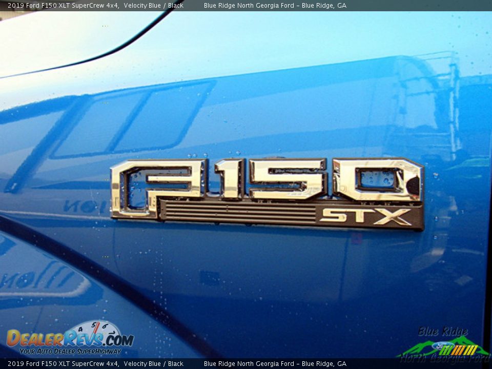 2019 Ford F150 XLT SuperCrew 4x4 Velocity Blue / Black Photo #35