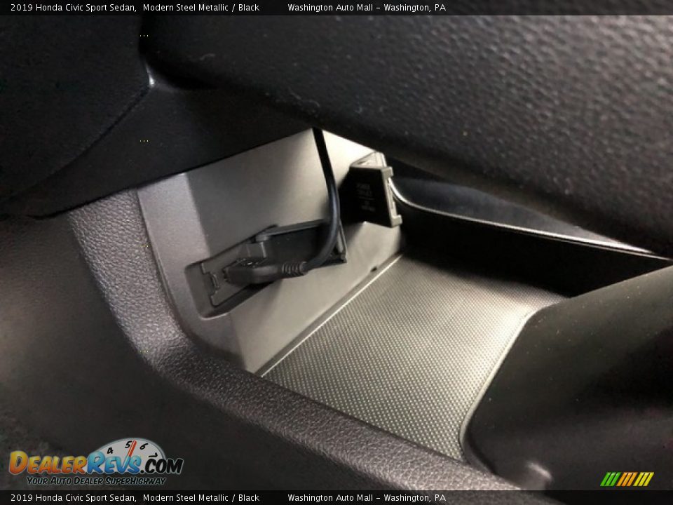 2019 Honda Civic Sport Sedan Modern Steel Metallic / Black Photo #21