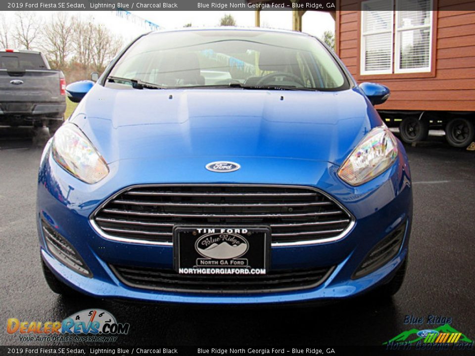 2019 Ford Fiesta SE Sedan Lightning Blue / Charcoal Black Photo #8