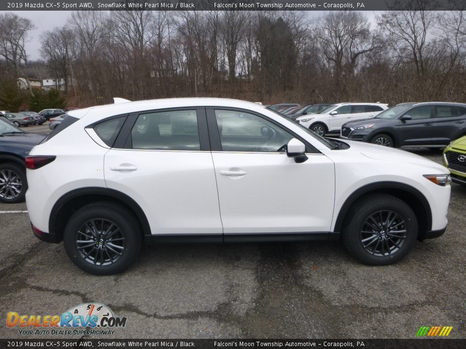 2019 Mazda CX-5 Sport AWD Snowflake White Pearl Mica / Black Photo #1
