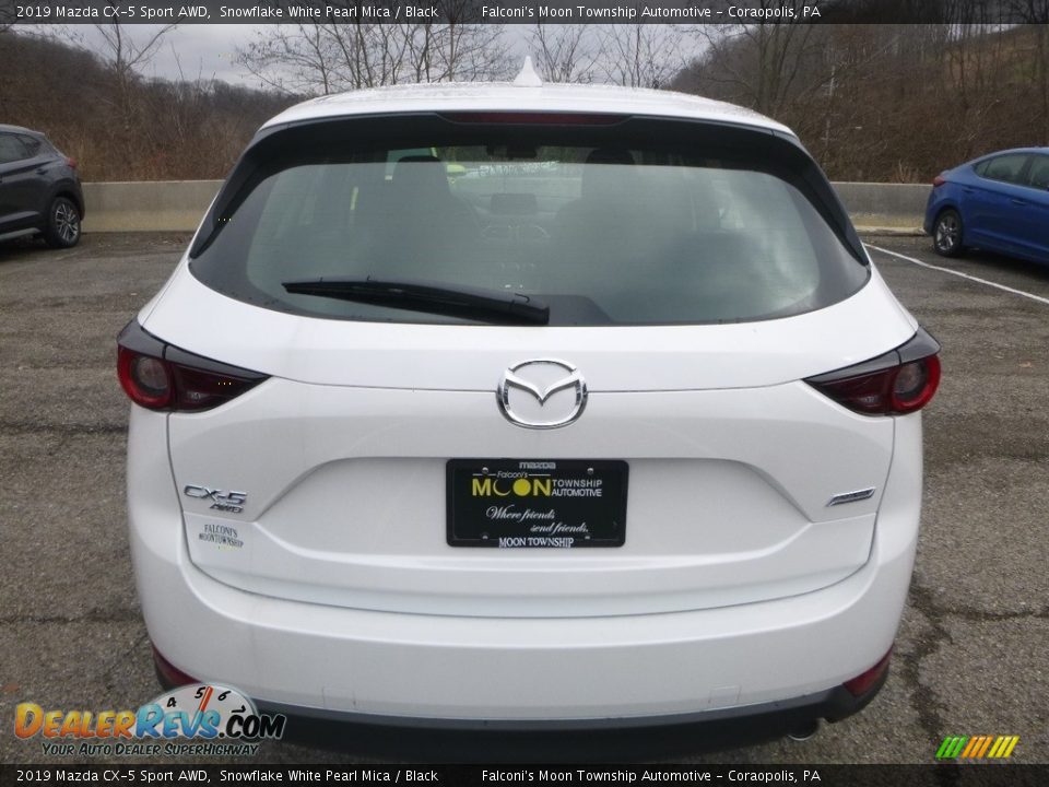 2019 Mazda CX-5 Sport AWD Snowflake White Pearl Mica / Black Photo #7