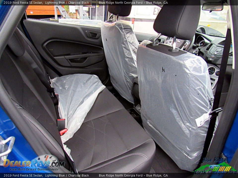 2019 Ford Fiesta SE Sedan Lightning Blue / Charcoal Black Photo #12