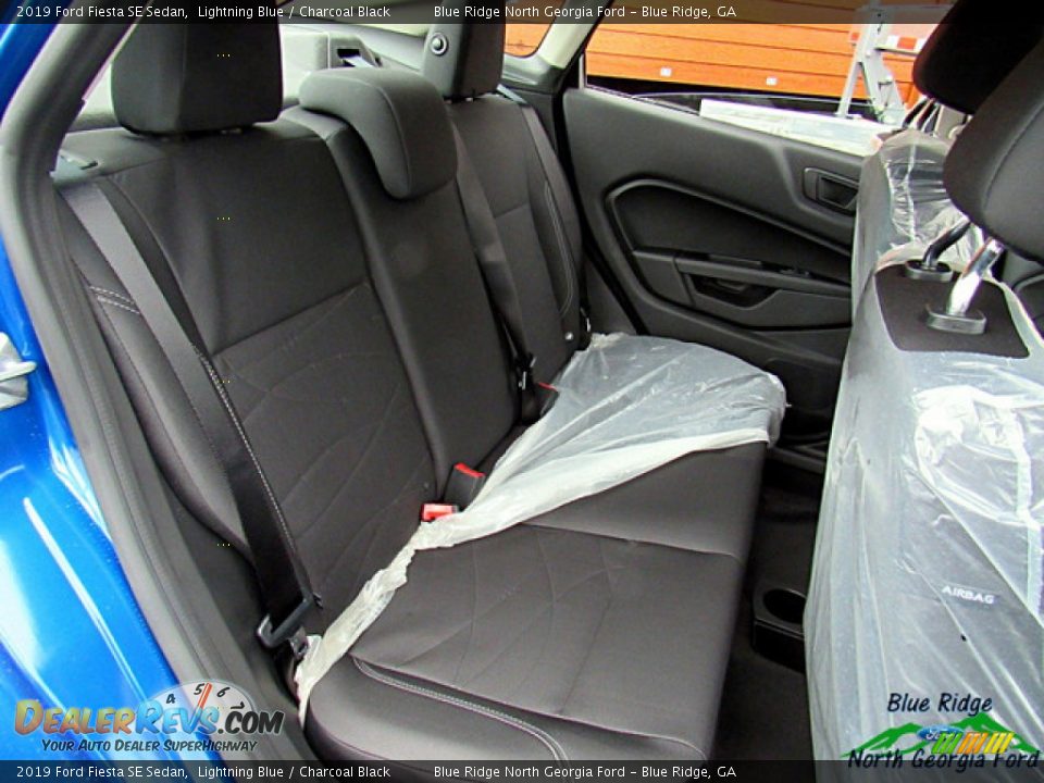2019 Ford Fiesta SE Sedan Lightning Blue / Charcoal Black Photo #13