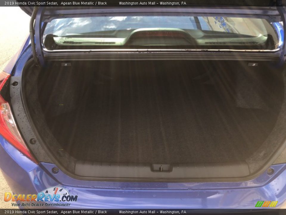 2019 Honda Civic Sport Sedan Agean Blue Metallic / Black Photo #6