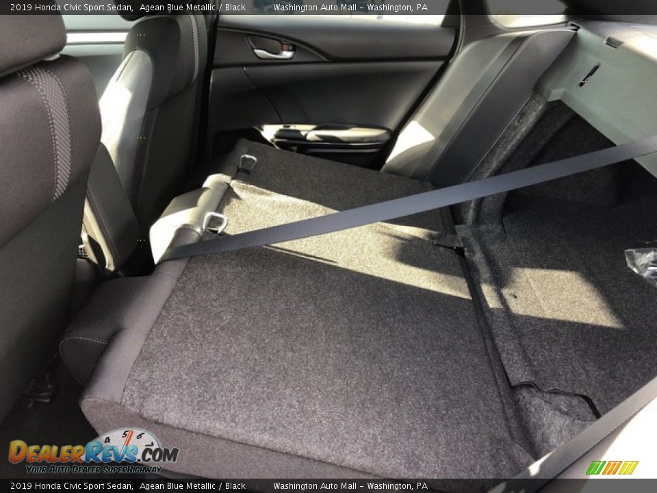 2019 Honda Civic Sport Sedan Agean Blue Metallic / Black Photo #9