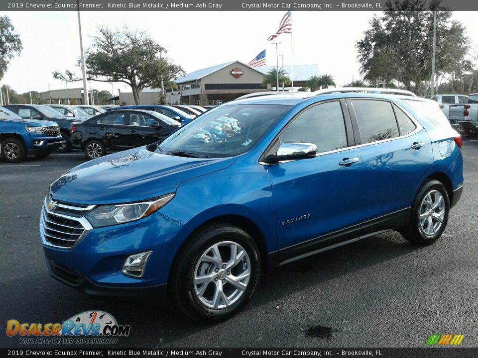 2019 Chevrolet Equinox Premier Kinetic Blue Metallic / Medium Ash Gray Photo #1
