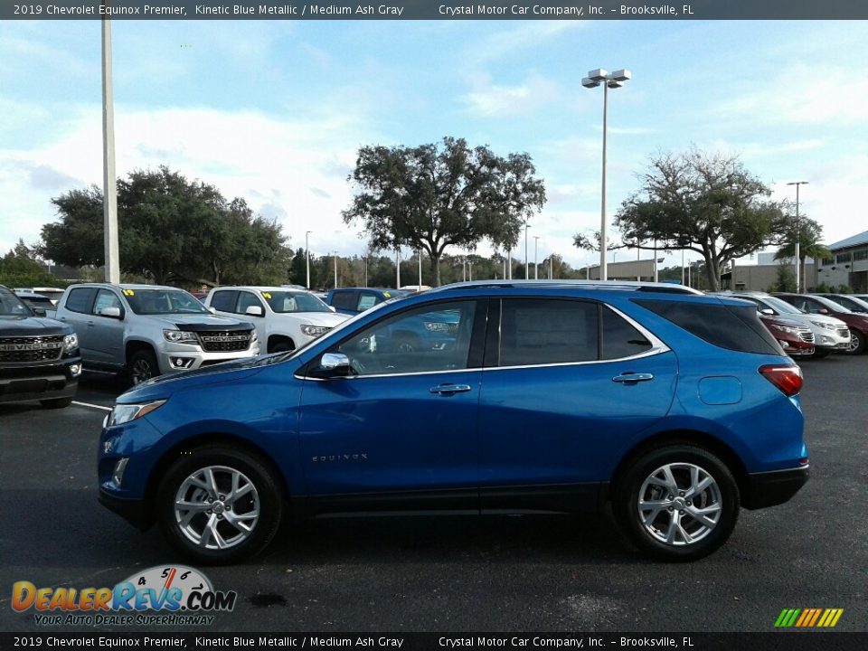 2019 Chevrolet Equinox Premier Kinetic Blue Metallic / Medium Ash Gray Photo #2