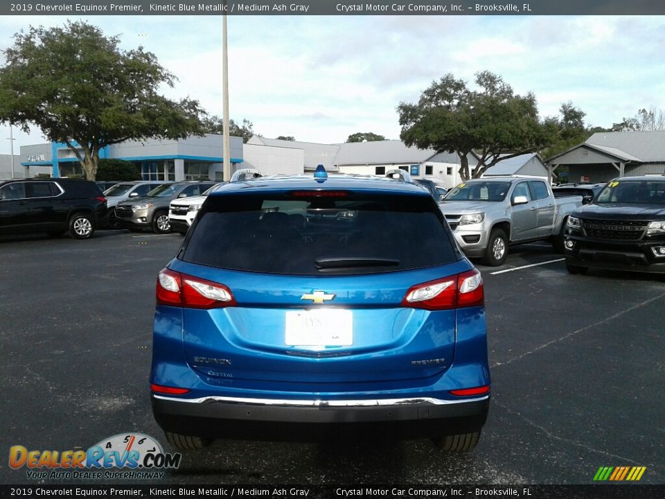 2019 Chevrolet Equinox Premier Kinetic Blue Metallic / Medium Ash Gray Photo #4
