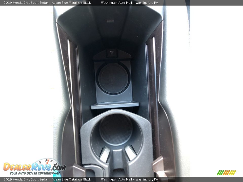 2019 Honda Civic Sport Sedan Agean Blue Metallic / Black Photo #23