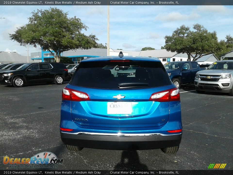 2019 Chevrolet Equinox LT Kinetic Blue Metallic / Medium Ash Gray Photo #4