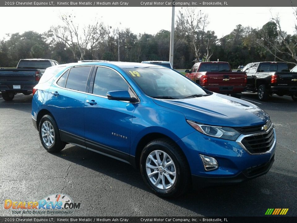 2019 Chevrolet Equinox LT Kinetic Blue Metallic / Medium Ash Gray Photo #7