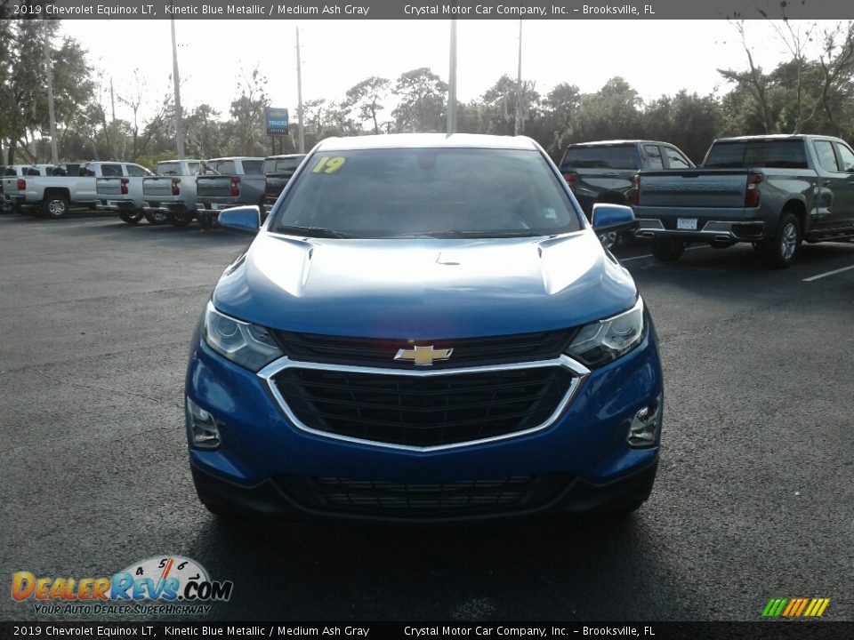 2019 Chevrolet Equinox LT Kinetic Blue Metallic / Medium Ash Gray Photo #8