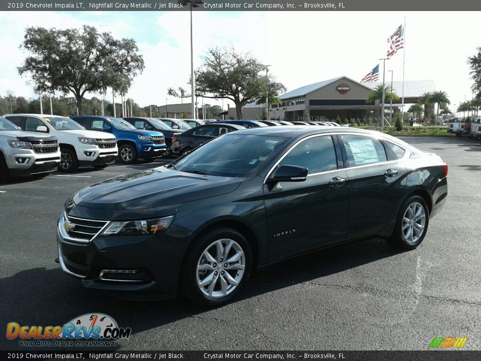 2019 Chevrolet Impala LT Nightfall Gray Metallic / Jet Black Photo #1