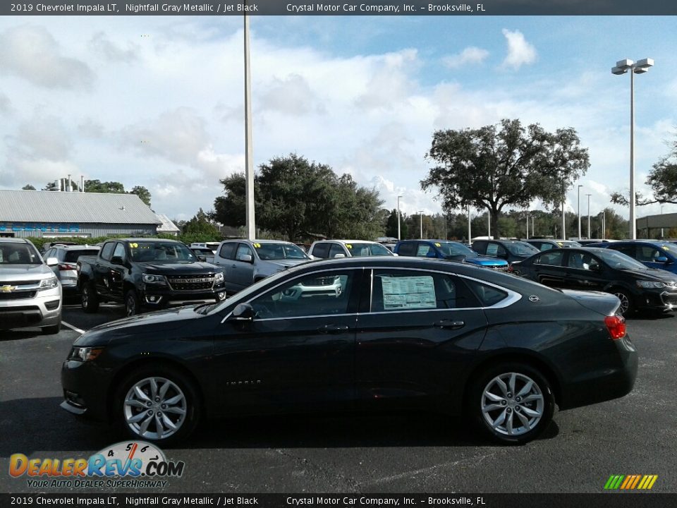 2019 Chevrolet Impala LT Nightfall Gray Metallic / Jet Black Photo #2