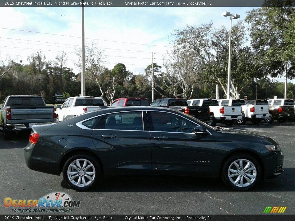 2019 Chevrolet Impala LT Nightfall Gray Metallic / Jet Black Photo #6