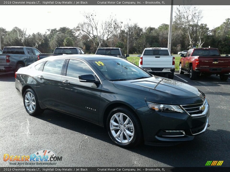 2019 Chevrolet Impala LT Nightfall Gray Metallic / Jet Black Photo #7