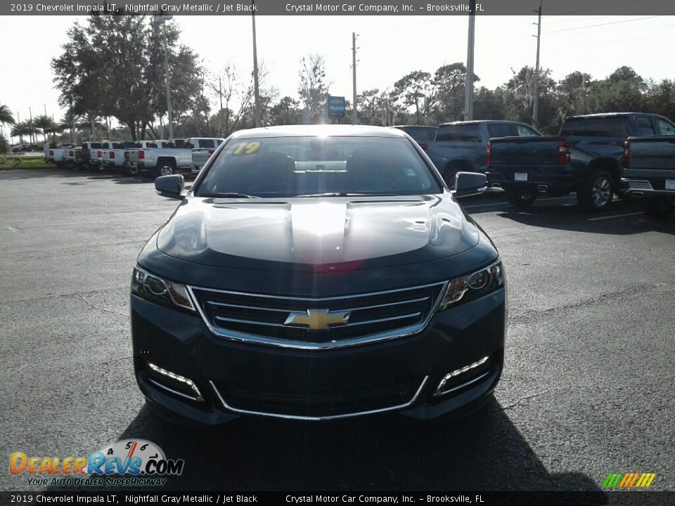 2019 Chevrolet Impala LT Nightfall Gray Metallic / Jet Black Photo #8