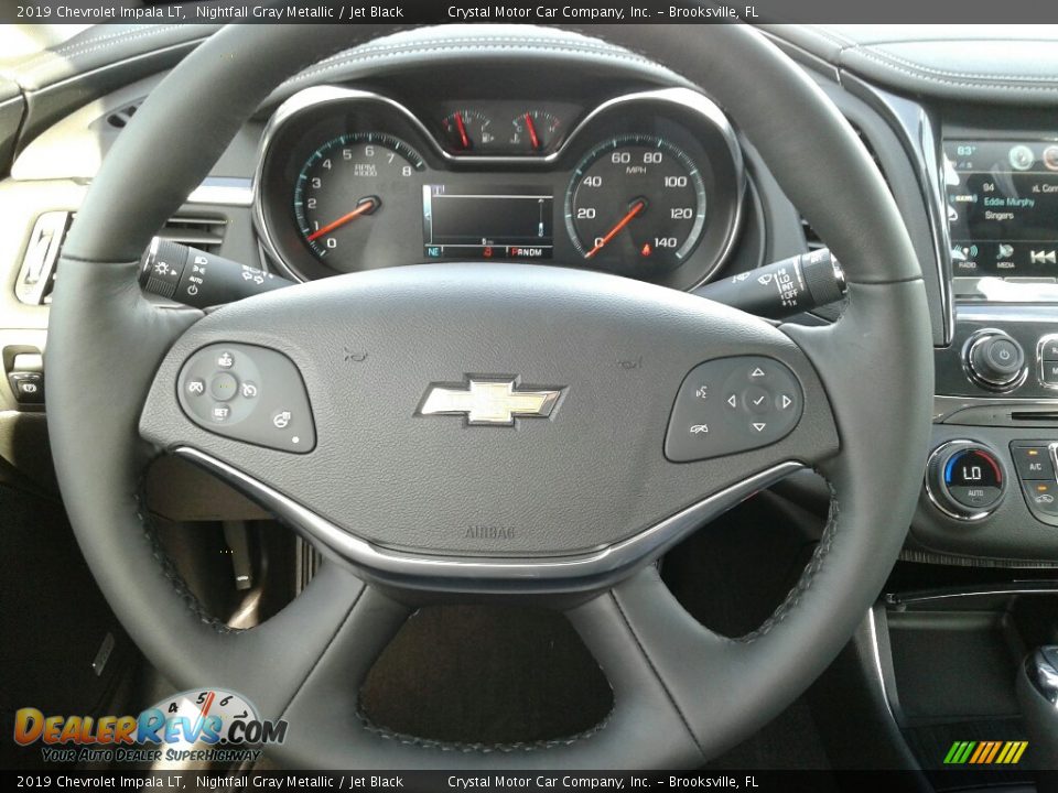 2019 Chevrolet Impala LT Nightfall Gray Metallic / Jet Black Photo #14