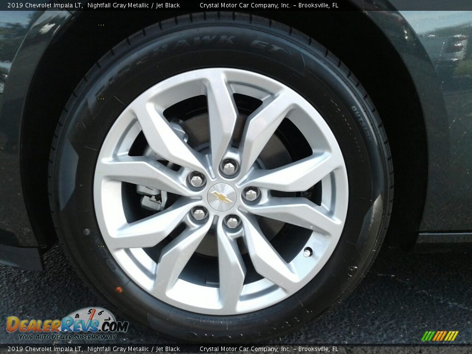 2019 Chevrolet Impala LT Nightfall Gray Metallic / Jet Black Photo #20