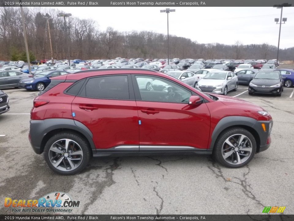 Pulse Red 2019 Hyundai Kona Limited AWD Photo #1