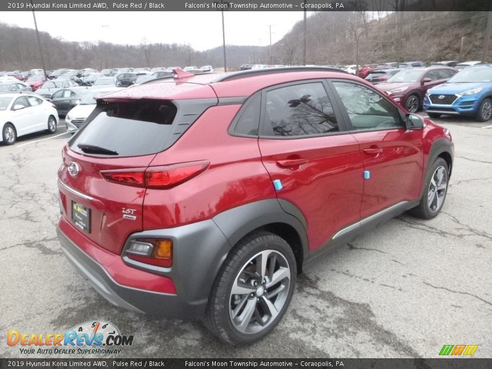 2019 Hyundai Kona Limited AWD Pulse Red / Black Photo #2
