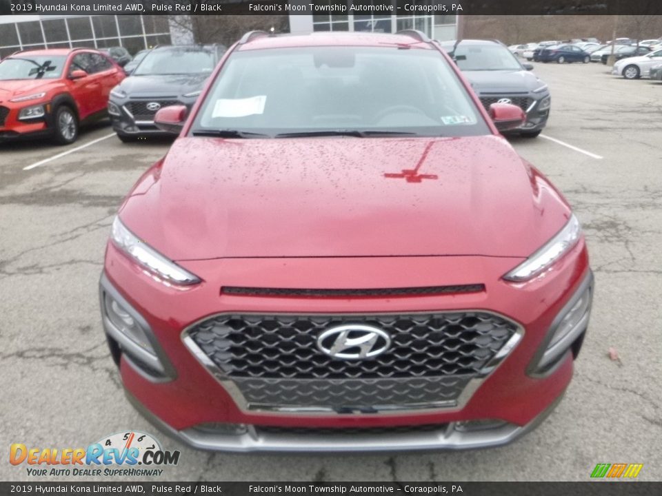 2019 Hyundai Kona Limited AWD Pulse Red / Black Photo #4