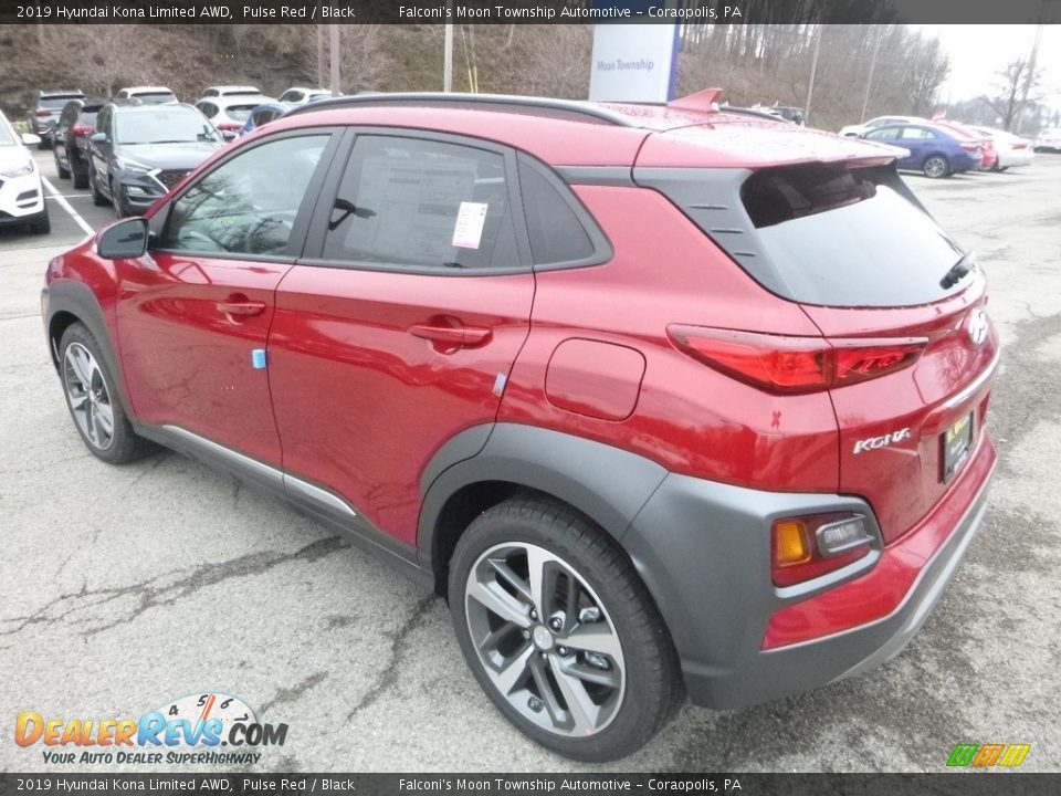 2019 Hyundai Kona Limited AWD Pulse Red / Black Photo #6