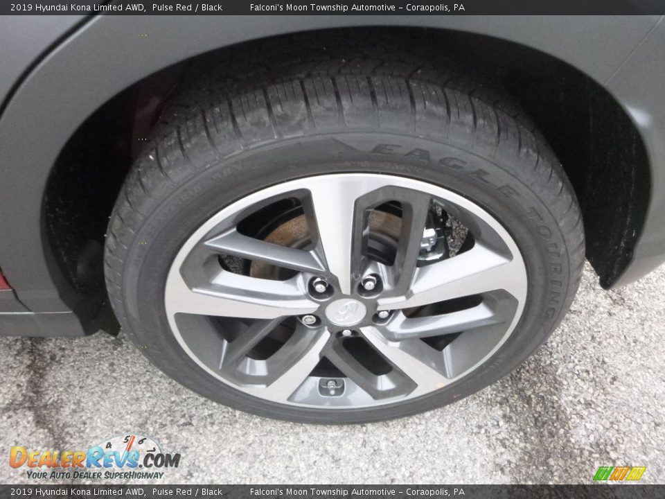 2019 Hyundai Kona Limited AWD Pulse Red / Black Photo #7