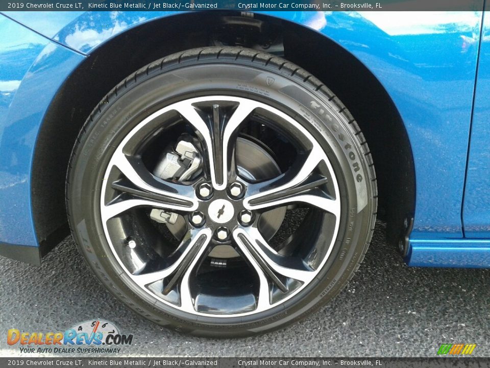 2019 Chevrolet Cruze LT Kinetic Blue Metallic / Jet Black/­Galvanized Photo #20