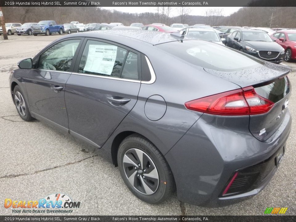 2019 Hyundai Ioniq Hybrid SEL Summit Gray / Black Photo #6