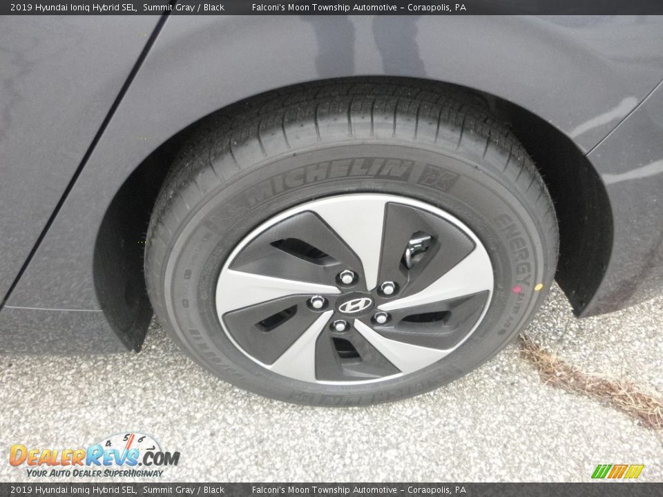2019 Hyundai Ioniq Hybrid SEL Summit Gray / Black Photo #7