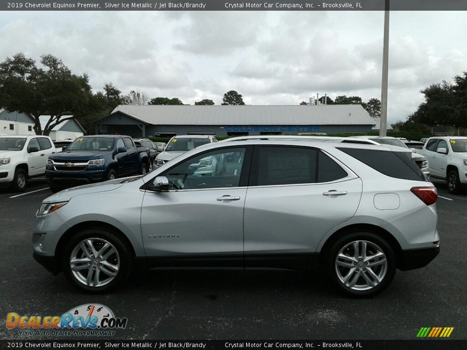 2019 Chevrolet Equinox Premier Silver Ice Metallic / Jet Black/Brandy Photo #2