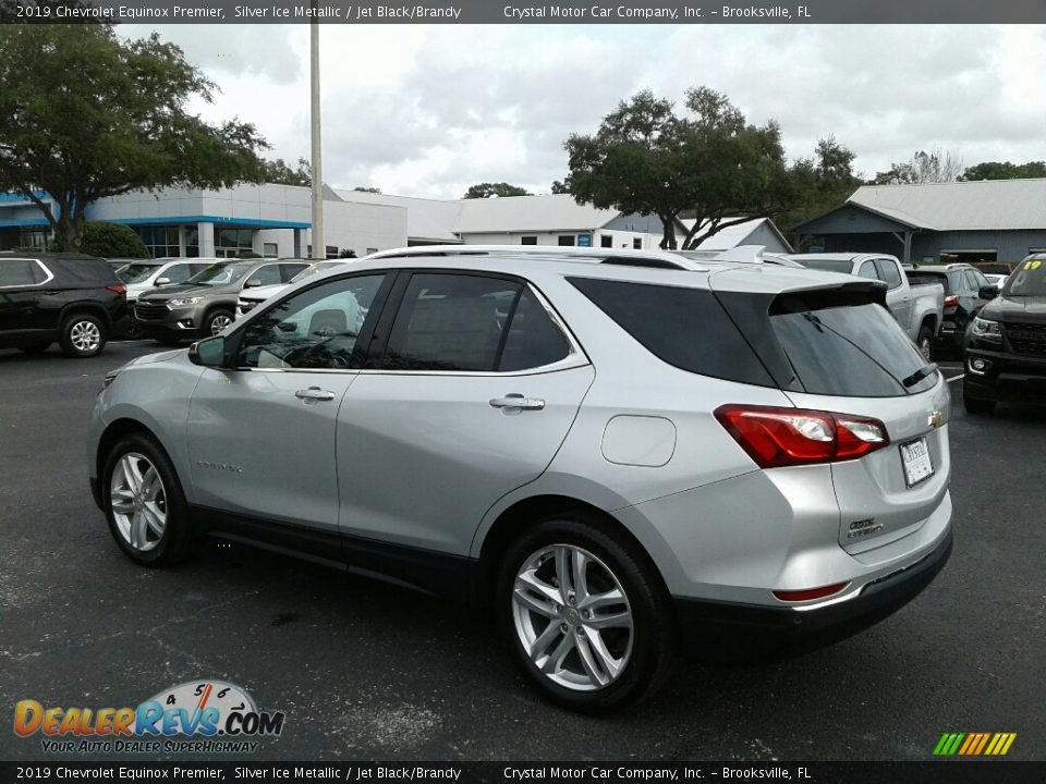 2019 Chevrolet Equinox Premier Silver Ice Metallic / Jet Black/Brandy Photo #3