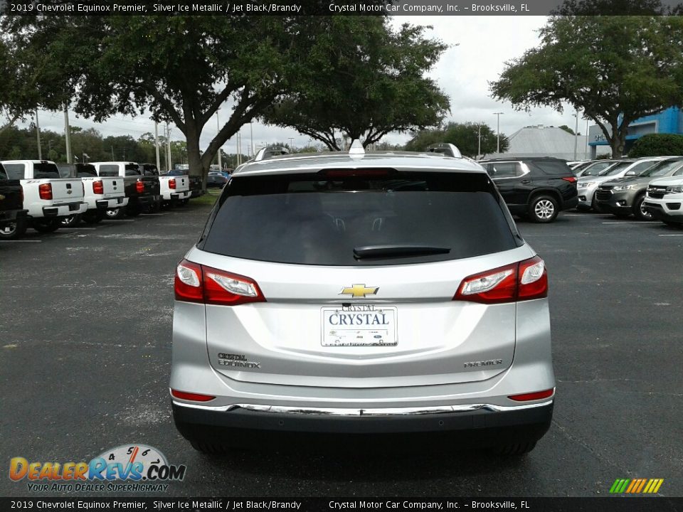 2019 Chevrolet Equinox Premier Silver Ice Metallic / Jet Black/Brandy Photo #4