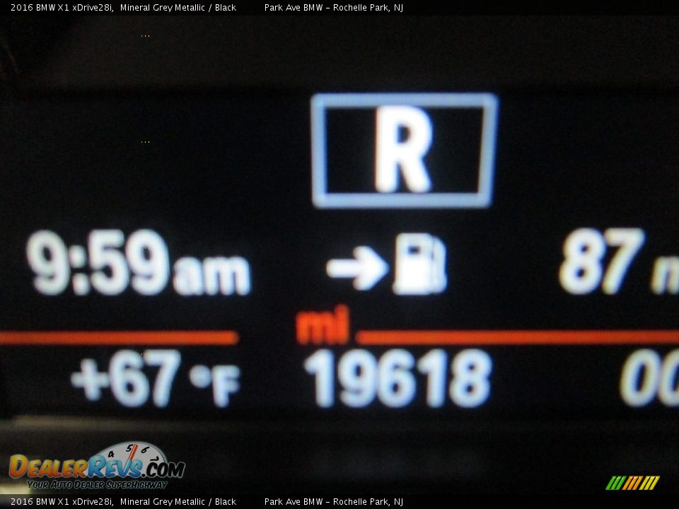 2016 BMW X1 xDrive28i Mineral Grey Metallic / Black Photo #24