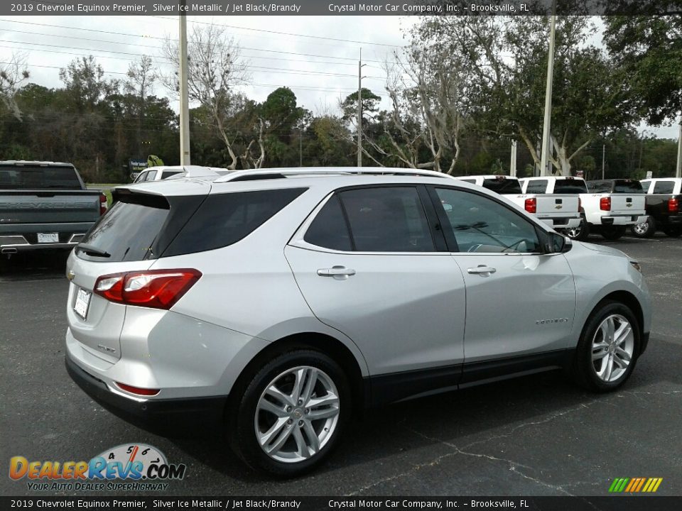 2019 Chevrolet Equinox Premier Silver Ice Metallic / Jet Black/Brandy Photo #5