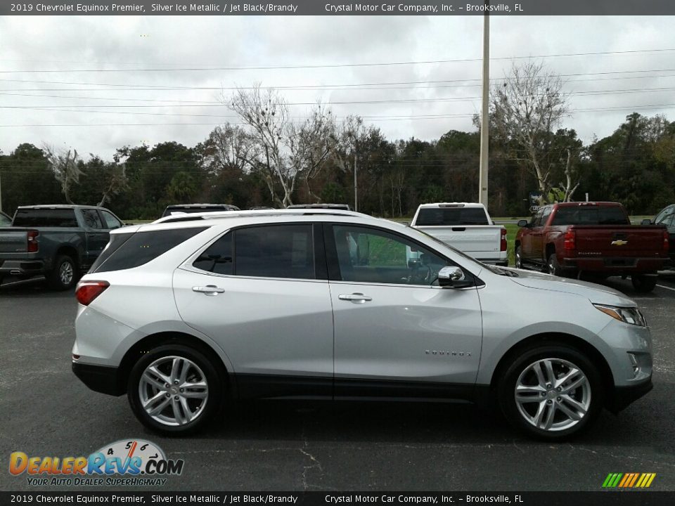 2019 Chevrolet Equinox Premier Silver Ice Metallic / Jet Black/Brandy Photo #6