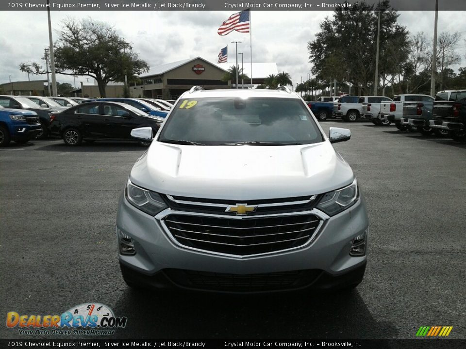 2019 Chevrolet Equinox Premier Silver Ice Metallic / Jet Black/Brandy Photo #8