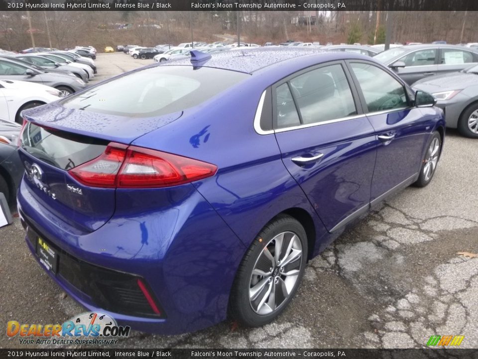 2019 Hyundai Ioniq Hybrid Limited Intense Blue / Black Photo #2