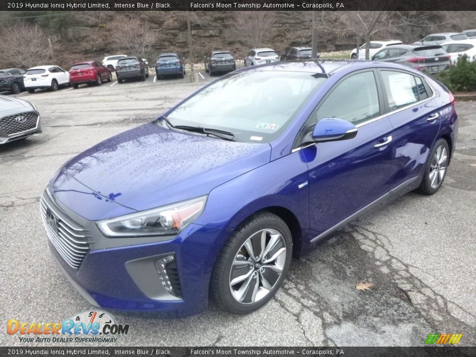 2019 Hyundai Ioniq Hybrid Limited Intense Blue / Black Photo #5
